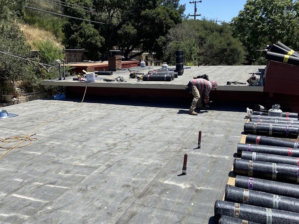 Recent work by Stars and Stripes Roofing/24 hr emergency services