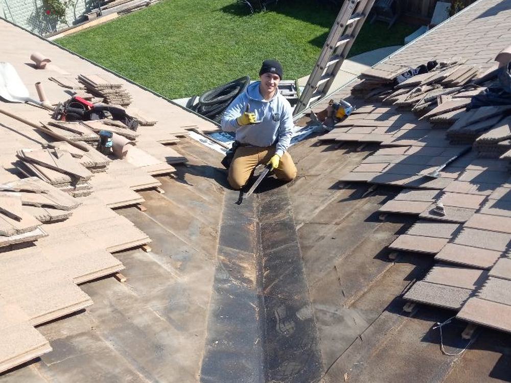 Recent work by Stars and Stripes Roofing/24 hr emergency services